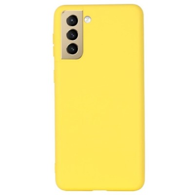 Samsung Galaxy S21 FE (Fan Edition) 5G Shell cieta silikona (TPU) apvalks - dzeltens | vacins.lv
