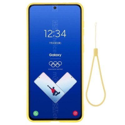 Samsung Galaxy S21 FE (Fan Edition) 5G Shell cieta silikona (TPU) apvalks - dzeltens | vacins.lv