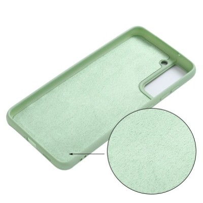 Samsung Galaxy S21 FE (Fan Edition) 5G Shell cieta silikona (TPU) apvalks - zaļš | Vacins.lv