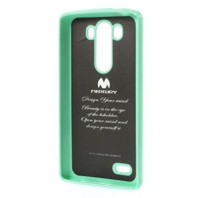 LG G3 Mercury mėtinis kieto silikono tpu dėklas - nugarėlė / Priedai.lt