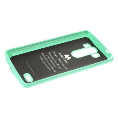 LG G3 Mercury mėtinis kieto silikono tpu dėklas - nugarėlė / Priedai.lt