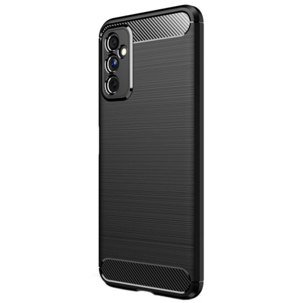 „Carbon“ cieta silikona (TPU) apvalks - melns (Galaxy M52 5G)