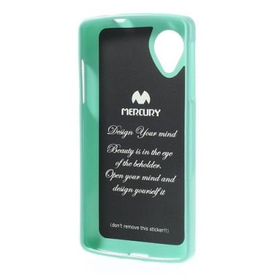 LG Nexus 5 Mercury mėtinis kieto silikono tpu dėklas - nugarėlė / Priedai.lt