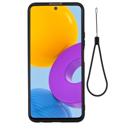 Samsung Galaxy M52 5G (M526) Shell cieta silikona (TPU) apvalks - melns | vacins.lv