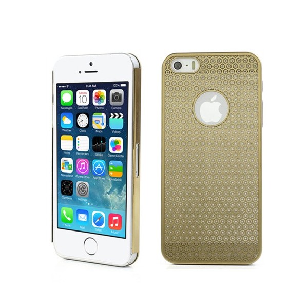 Stilingas, metalo dėklas - auksinis (iPhone 5 / 5S / SE 2016)