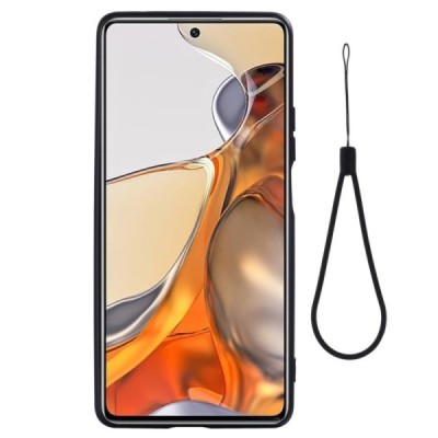 Xiaomi 11T (11T Pro) Shell kieto silikono (TPU) dėklas juodas - nugarėlė | Priedai.lt