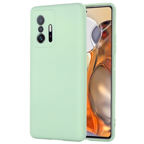 „Shell“ kieto silikono (TPU) dėklas - žalias (11T / 11T Pro)