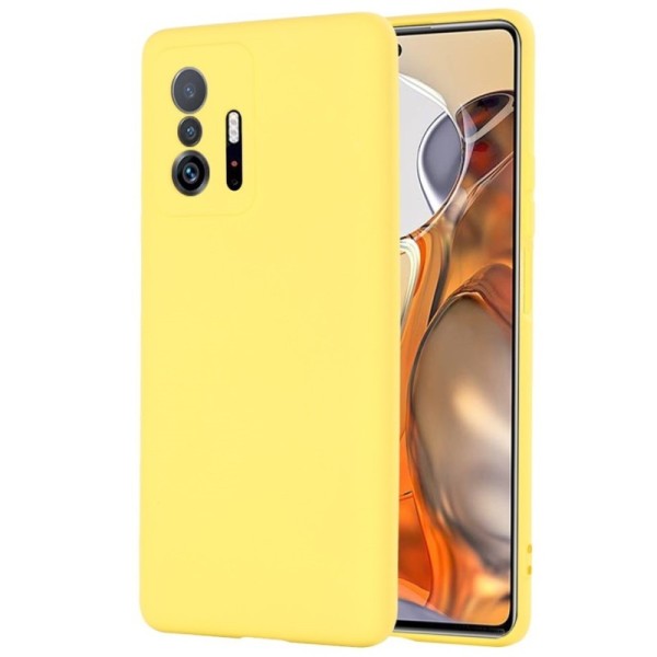 „Shell“ cieta silikona (TPU) apvalks - dzeltens (11T / 11T Pro)