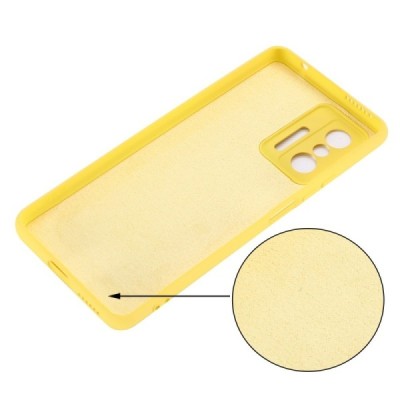 Xiaomi 11T (11T Pro) Shell cieta silikona (TPU) apvalks - dzeltens | vacins.lv