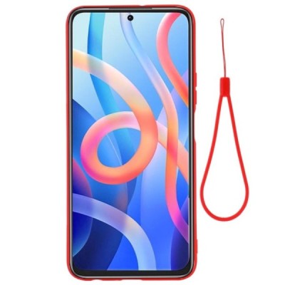 Xiaomi Poco M4 Pro (Redmi Note 11 5G) Shell cieta silikona (TPU) sarkans apvalks | vacins.lv