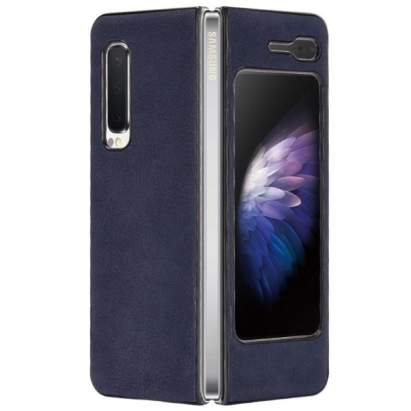 „Slim Leather“ apvalks - zils (Galaxy Fold 5G)