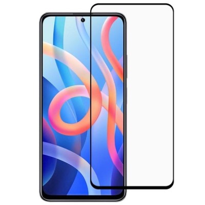 Xiaomi Poco M4 Pro 5G (Redmi Note 11 5G) „Rurihai“ 9H Tempered Glass sustiprintos apsaugos juodas pilnai dengiantis apsauginis e
