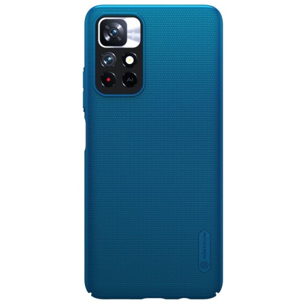 „Nillkin“ Frosted Shield futrālis - zils (Poco M4 Pro 5G / Redmi Note 11 5G)