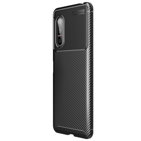 „Fiber“ kieto silikono (TPU) dėklas - juodas (Xperia 5 II)