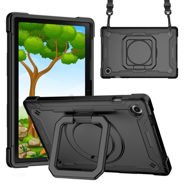 Pastiprinātas aizsardzības (360°) apvalks - melns (Galaxy Tab A8 10.5 2021)