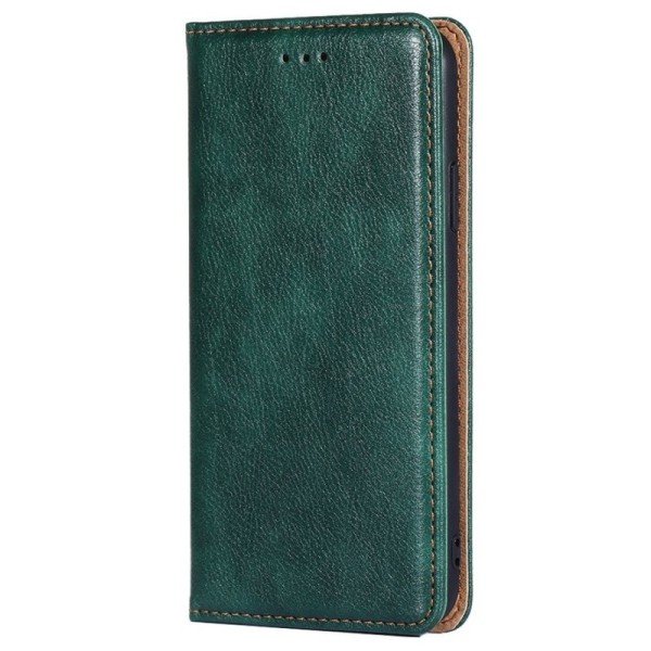 Solīds atvērams maciņš - zaļš (Galaxy S22 5G)