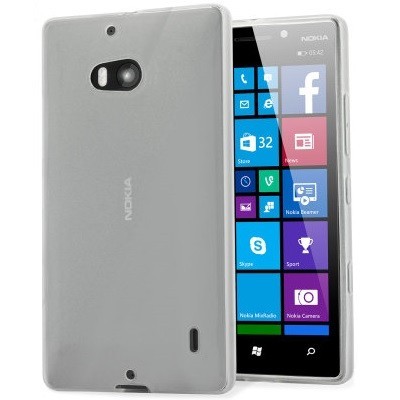 Nokia Lumia 930 kieto silikono (TPU) skaidrus (permatomas) dėklas - nugarėlė / Priedai.lt