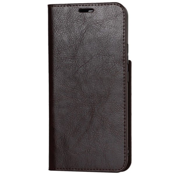 „Deluxe“ atvērams maciņš - tumši brūns (Galaxy S22 5G)