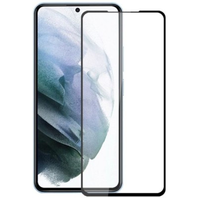 Samsung Galaxy S22 5G (SM-S901X, SM-S911) „Mocolo“ 9H 2.5D Tempered Glass sustiprintos apsaugos juodas pilnai dengiantis apsaugi