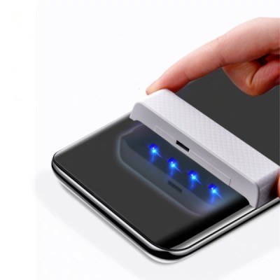 Samsung Galaxy S22 Ultra 5G (SM-S908X) „Mocolo“ UV Light Irradiation sustiprintos apsaugos skaidrus pilnai dengiantis apsauginis