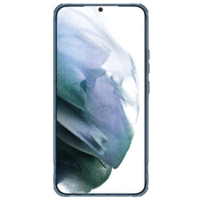 „Nillkin“ Nature TPU Pro Samsung Galaxy S22+ 5G (SM-S906X) dzidrs pastiprinātas aizsardzības cieta silikona zils vāciņš | Vacins