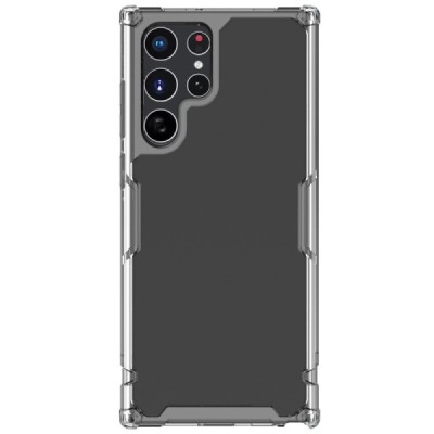 „Nillkin“ Nature TPU Pro Samsung Galaxy S22 Ultra 5G (SM-S908X) pastiprinātas aizsardzības cieta silikona dzidrs vāciņš | Vacins