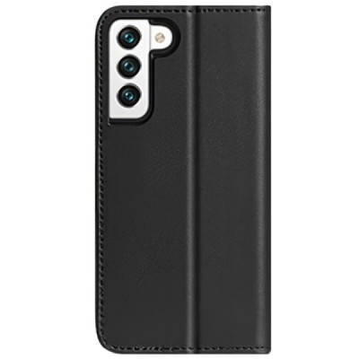 Samsung Galaxy S22+ 5G (SM-S906X) „Dux Ducis“ Hivo sērijas melns ādas atvērams maciņš | Vacins.lv