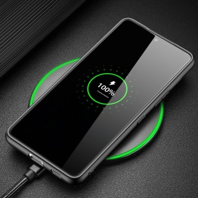 Samsung Galaxy S22+ 5G (SM-S906X) „Dux Ducis“ Fino melns apvalks | vacins.lv