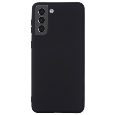 Samsung Galaxy S22 5G (SM-S901X) Shell cieta silikona (TPU) apvalks - melns | vacins.lv