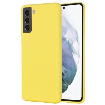 Samsung Galaxy S22 5G (SM-S901X) Shell cieta silikona (TPU) apvalks - dzeltens | vacins.lv