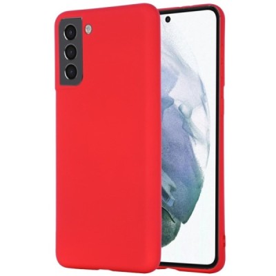 Samsung Galaxy S22+ 5G (SM-S906X) Shell cieta silikona (TPU) apvalks - sarkans | vacins.lv