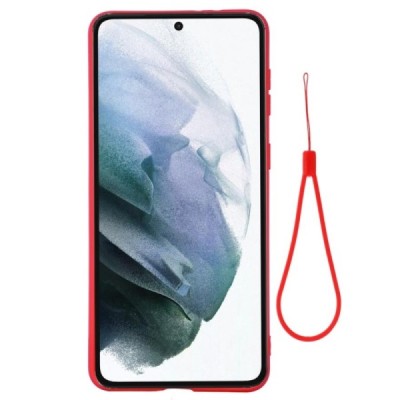 Samsung Galaxy S22+ 5G (SM-S906X) Shell cieta silikona (TPU) apvalks - sarkans | vacins.lv