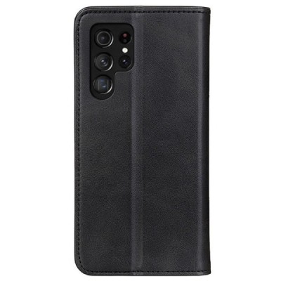 Samsung Galaxy S22 Ultra 5G (SM-S908X) „Split“ sērijas melns atvērams maciņš, maks | Vacins.lv