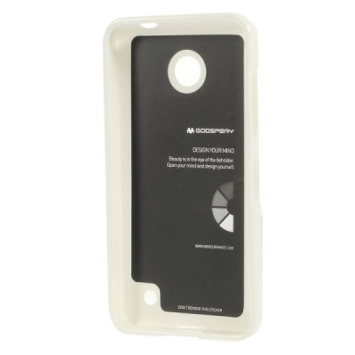 Nokia Lumia 635 Mercury balts cieta silikona (TPU) futrālis / Vacins.lv