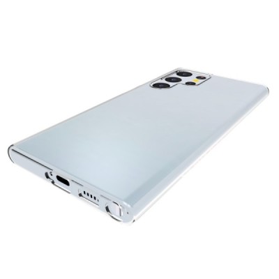Samsung Galaxy S22 Ultra 5G (SM-S908X) kieto silikono TPU skaidrus dėklas - nugarėlė | Priedai.lt