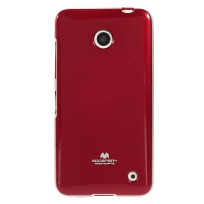 Nokia Lumia 635 Mercury raudonas kieto silikono tpu dėklas - nugarėlė / Priedai.lt