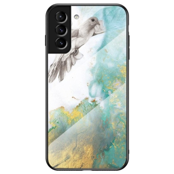 „Marble“ cieta silikona (TPU) apvalks - zaļš (Galaxy S22 5G)