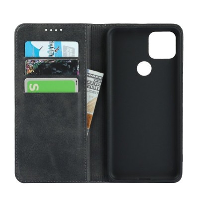 Google Pixel 5A 5G „Split“ sērijas melns atvērams maciņš, maks | Vacins.lv