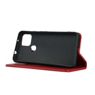 Google Pixel 5A 5G „Split“ sērijas sarkans atvērams maciņš, maks | Vacins.lv