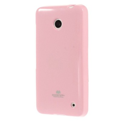 Nokia Lumia 635 Mercury rožinis kieto silikono tpu dėklas - nugarėlė / Priedai.lt