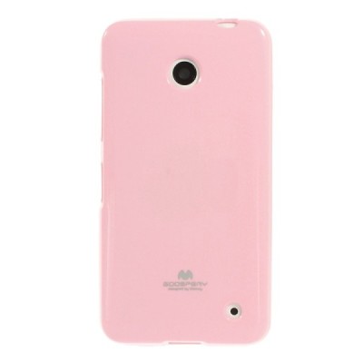 Nokia Lumia 635 Mercury rožinis kieto silikono tpu dėklas - nugarėlė / Priedai.lt