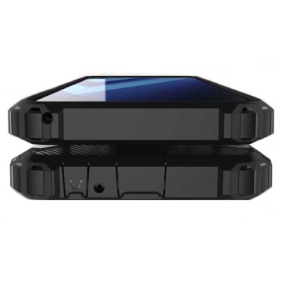 Pastiprinātas aizsardzības melns Samsung Galaxy A8 2018 (A530F) apvalks | Vacins.lv