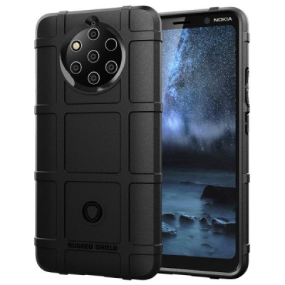 Nokia 9 PureView kieto silikono TPU juodas dėklas - nugarėlė | Priedai.lt