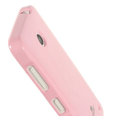 Nokia Lumia 635 Mercury rožinis kieto silikono tpu dėklas - nugarėlė / Priedai.lt