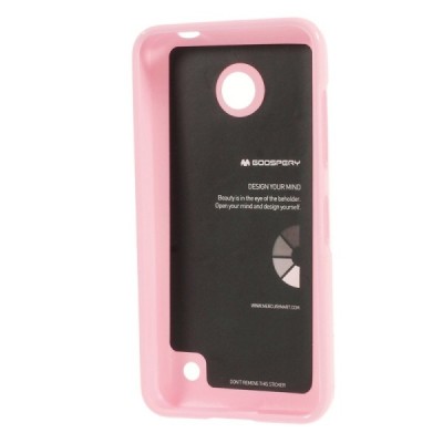 Nokia Lumia 635 Mercury rožinis kieto silikono tpu dėklas - nugarėlė / Priedai.lt