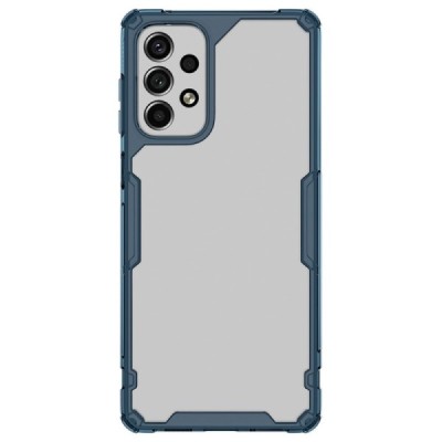 „Nillkin“ Nature TPU Pro Samsung Galaxy A53 5G (SM-A536B) dzidrs pastiprinātas aizsardzības cieta silikona zils vāciņš | Vacins.