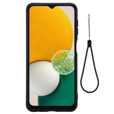 Samsung Galaxy A13 4G (SM-A135F, SM-A137F) Shell kieto silikono TPU juodas dėklas - nugarėlė | Priedai.lt