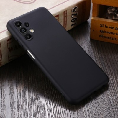 Samsung Galaxy A13 4G (SM-A135F, SM-A137F) Shell kieto silikono TPU juodas dėklas - nugarėlė | Priedai.lt