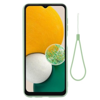 Samsung Galaxy A13 4G (SM-A135F, SM-A137F) „Shell“ cieta silikona (TPU) zaļš apvalks | Vacins.lv