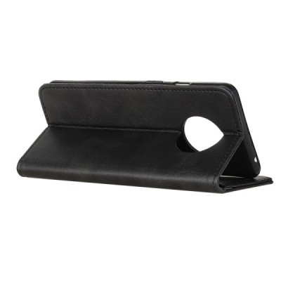 OnePlus 7T Shell sērijas melns ādas atvērams maciņš | Vacins.lv